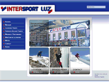 Tablet Screenshot of intersport-luzardiden.com